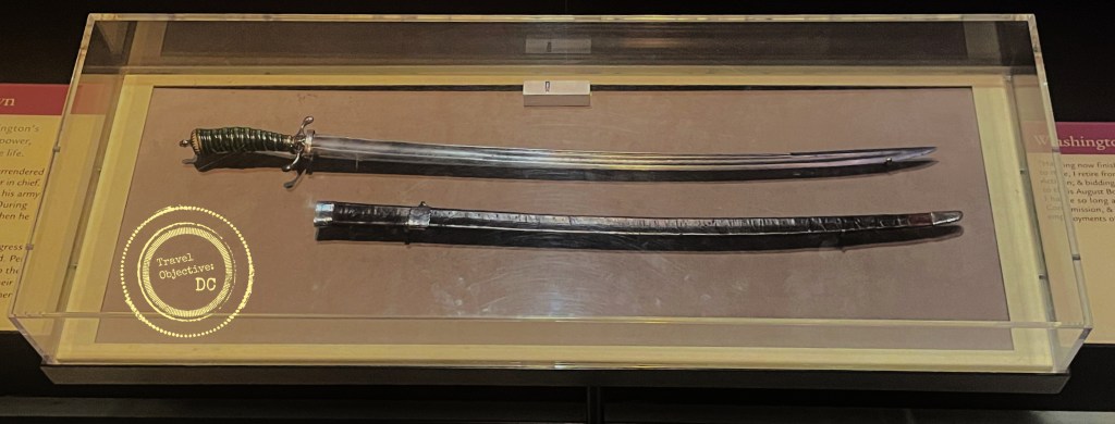 Washington's sword and scabbard