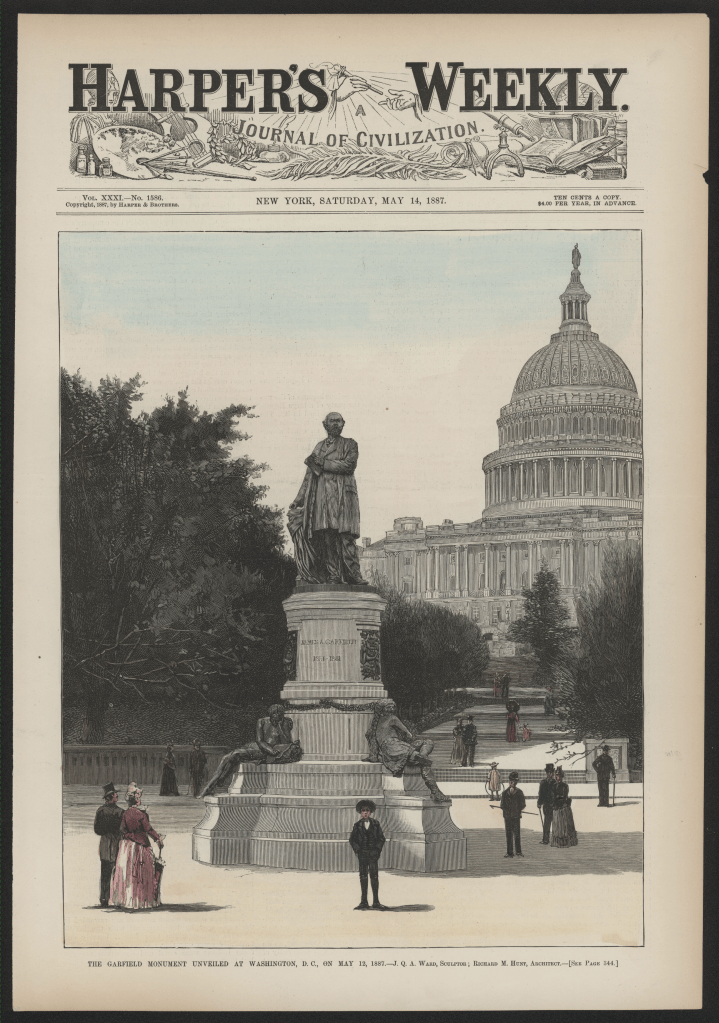 The cover of Harper's Weekly from May 14, 1887. 