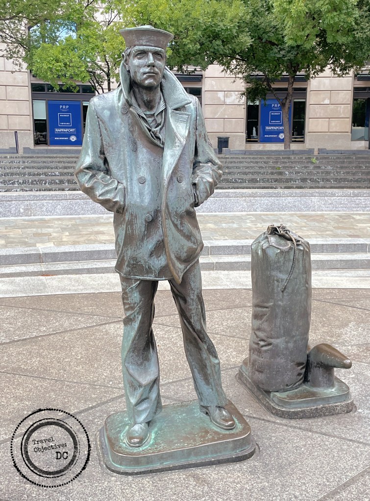 The Lone Sailor Statue at the US Navy Memorial