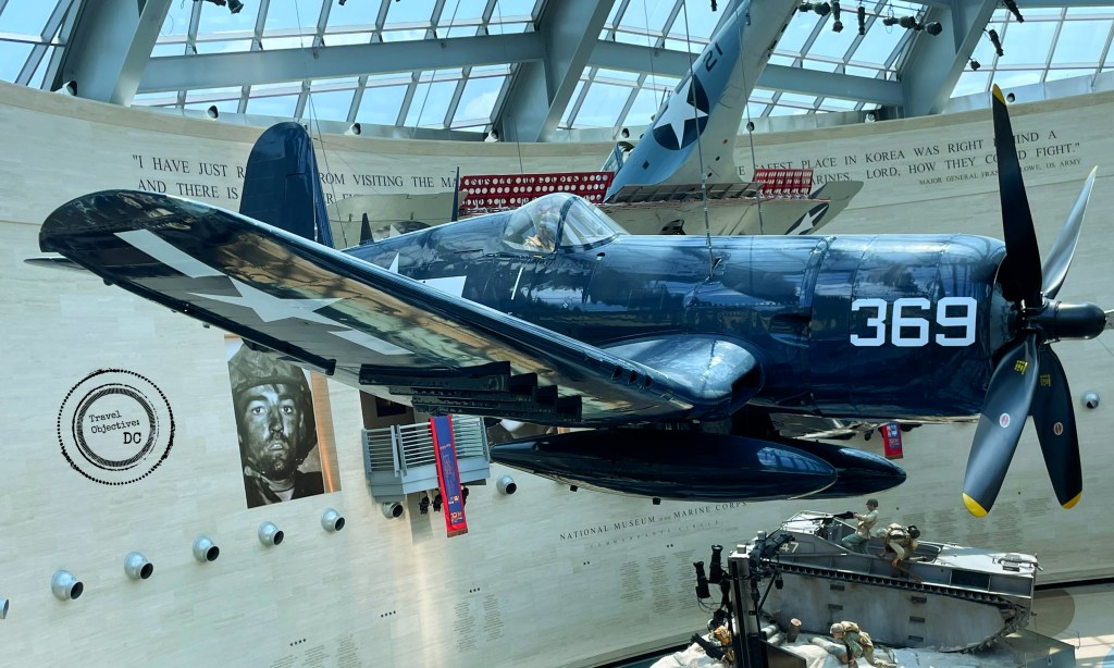 USMC F4U-4 Corsair on display at the National Museum of the Marine Corps